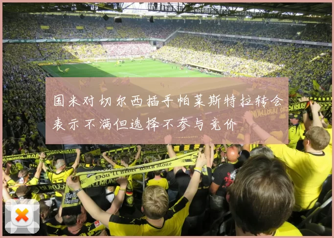 国米对切尔西插手帕莱斯特拉转会表示不满但选择不参与竞价