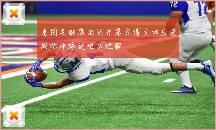 看国足缺席泪洒开幕式博主回应质疑称非球迷难以理解